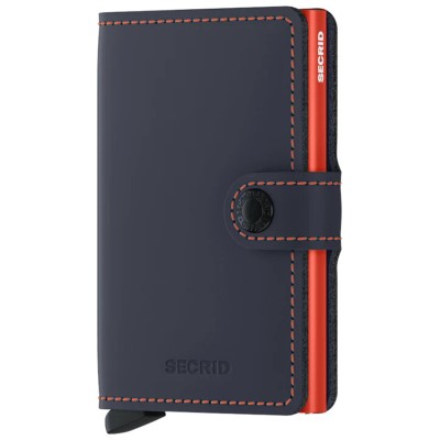 Secrid Miniwallet Matte Nightblue & Orange