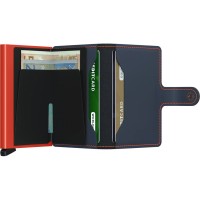 Secrid Miniwallet Matte Nightblue & Orange