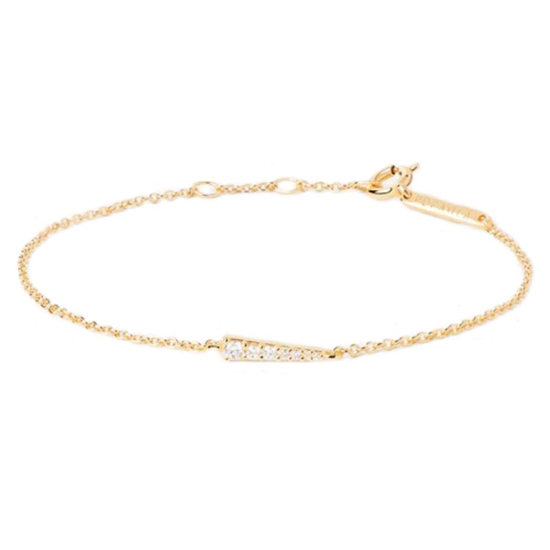 Pulsera Pdpaola Peak Dorada PU01-412-U