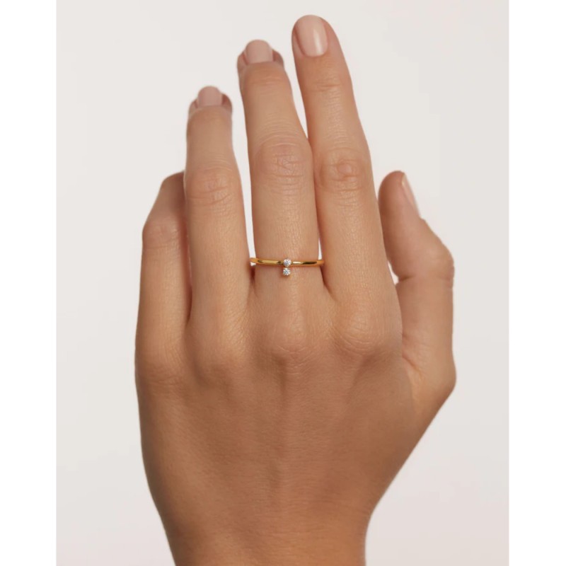 Anillo PdPaola Essentials Gold AN01-885