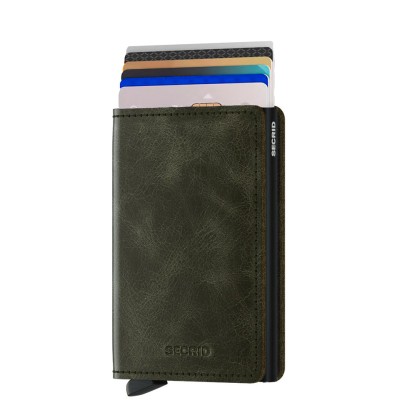 Secrid Slimwallet Vintage Olive-Black 2