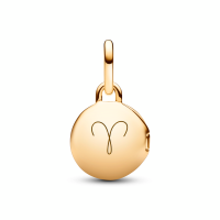 Charm Colgante Pandora Dorado Grabable que se Abre 763066C01