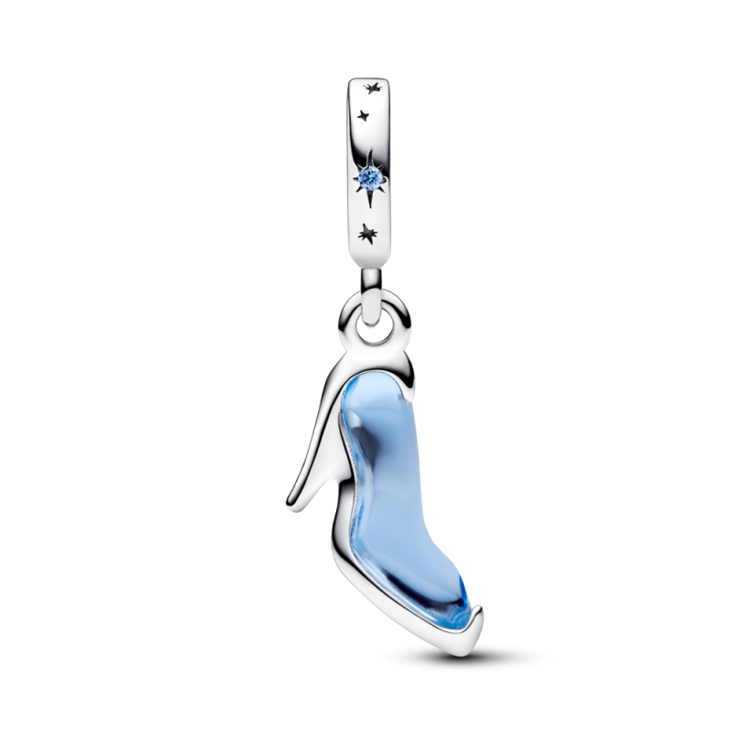 Charm Colgante Pandora plata Zapato Cristal Cenicienta Disney 793071C01
