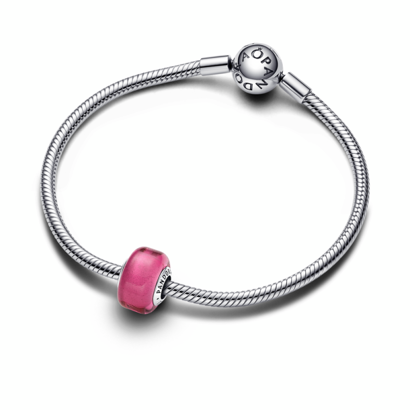 Charm Pandora Mini Cristal Murano Rosa 793107C00