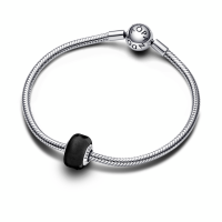Charm Pandora Mini Cristal Murano Negro 793117C00