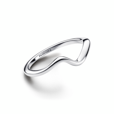 Anillo Pandora en plata de ley Ola Pulida 193095C00 2