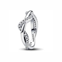 Anillo Pandora Ola Brillante Entrelazada 193098C01