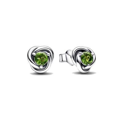 Pendientes Pandora de botón Círculo Eternity Agosto 292334C03