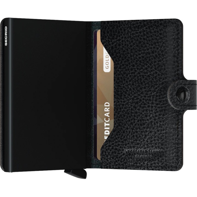 Miniwallet Veg Black-Black