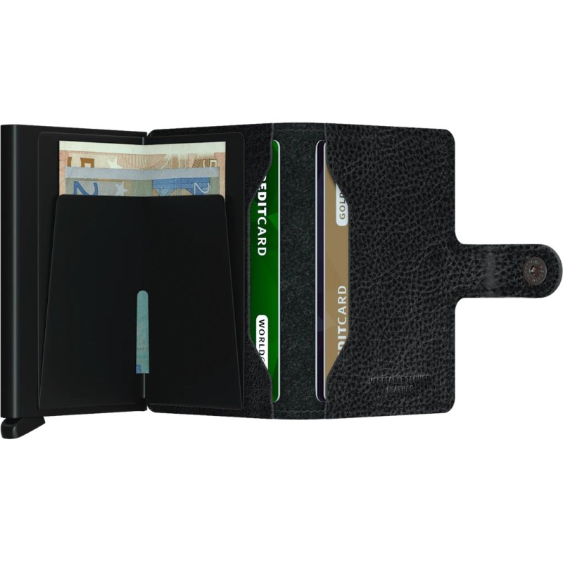 Miniwallet Veg Black-Black
