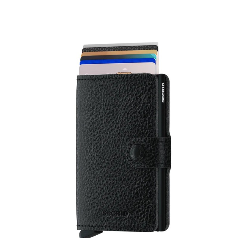 Miniwallet Veg Black-Black