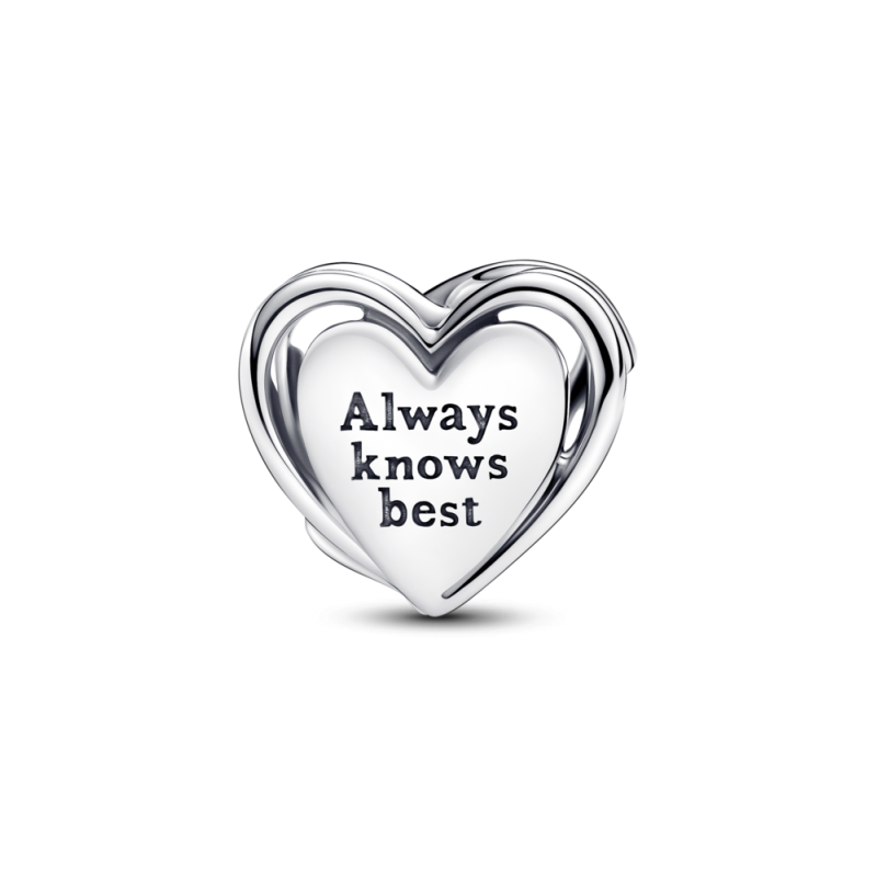Charm Pandora plata Filigrana Corazón y Madre 793233C01