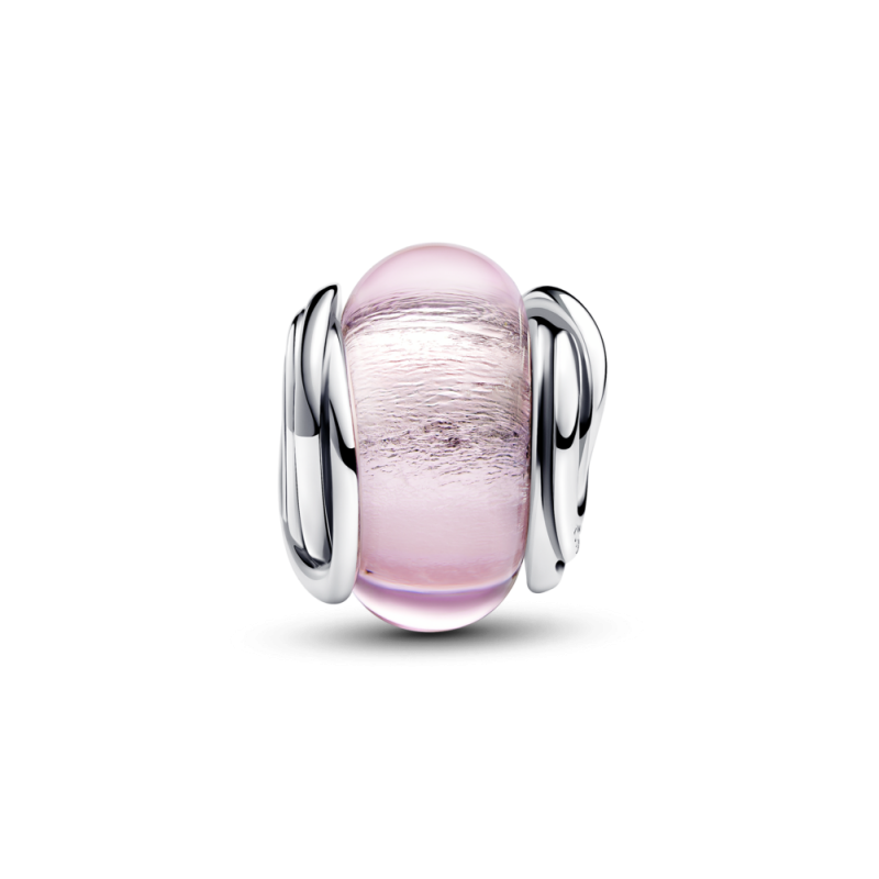 Charm Pandora plata Cristal Murano Rosa Envuelto​ 793241C00