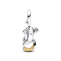 Charm Colgante Pandora plata y Dorado Mono Móvil 763343C01