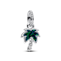 Charm Pandora Colgante plata Palmera Verde Opalescente 793352C01