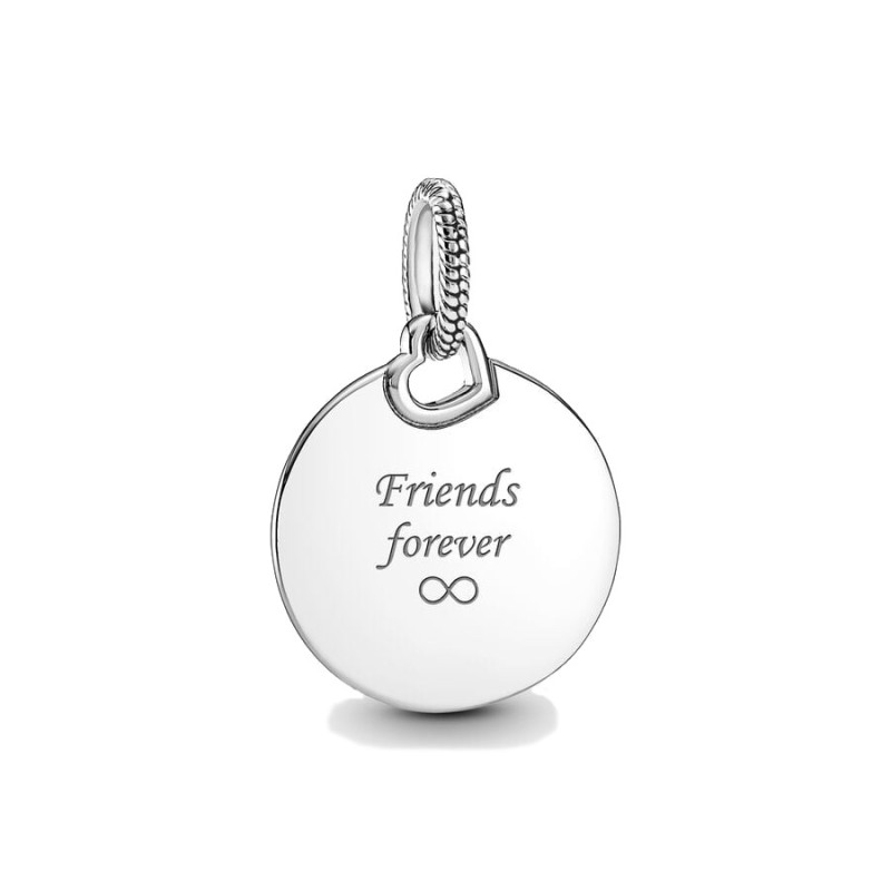 Colgante Pandora Etiqueta Redonda Grabable 398610C00