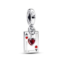 Charm Pandora Colgante Doble plata Reina Corazones Disney Villanos 793420C01