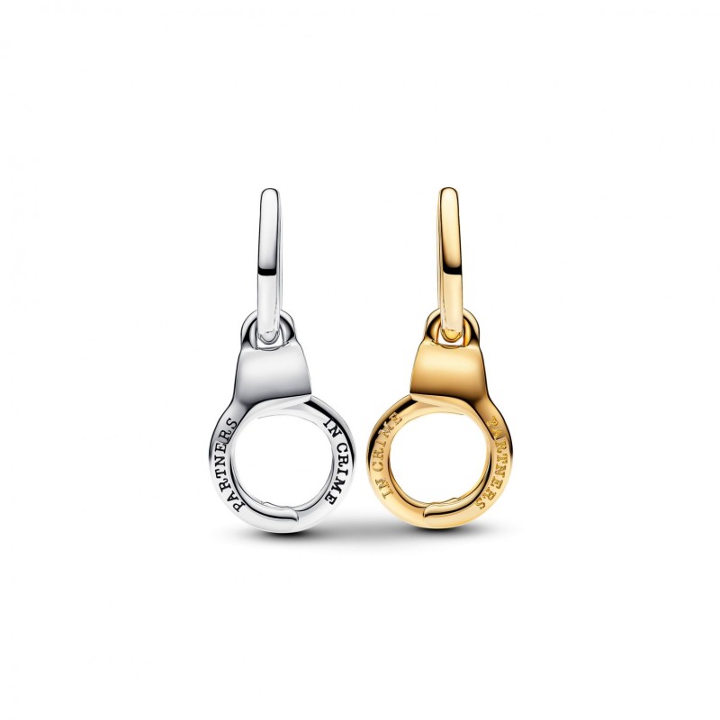 Charm Pandora Colgante Divisible en plata y baño 14k Esposas 763435C00