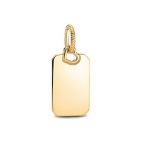 Colgante Etiqueta Rectagular Grabable 368611C00