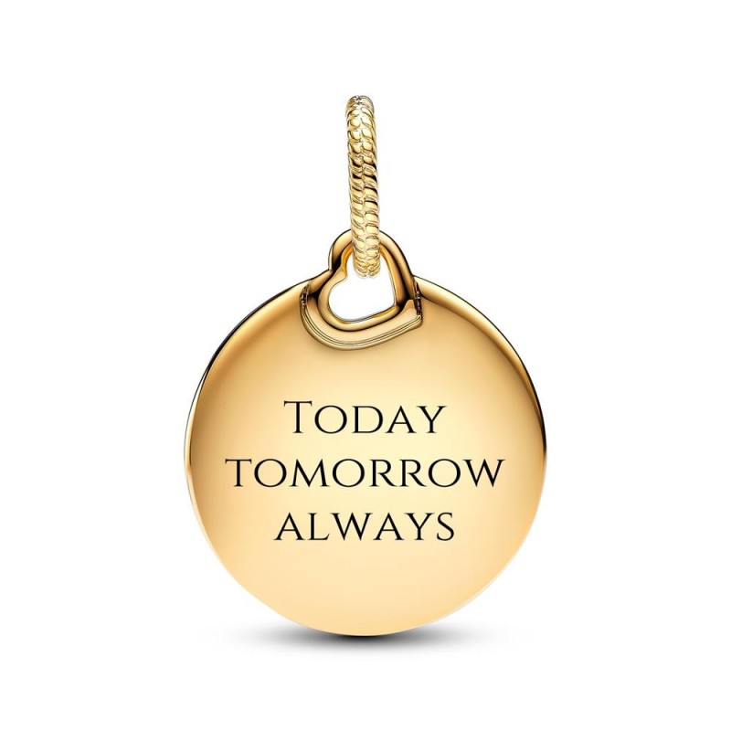 Charm Colgante Etiqueta Grabable Redondo 368610C00