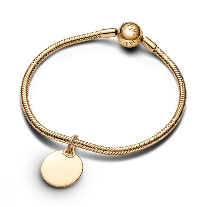 Charm Colgante Etiqueta Grabable Redondo 368610C00