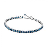 Pulsera Tenis Azul Brillante 591469C02