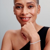 Pulsera Tenis Ancha Brillante 593539C01