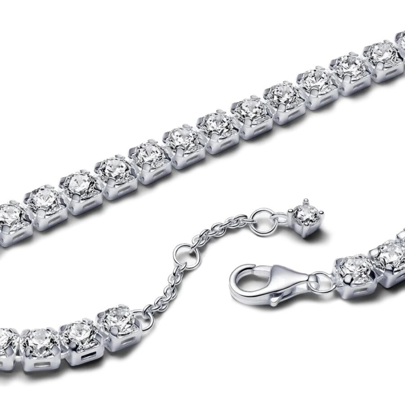 Pulsera Tenis Ancha Brillante 593539C01