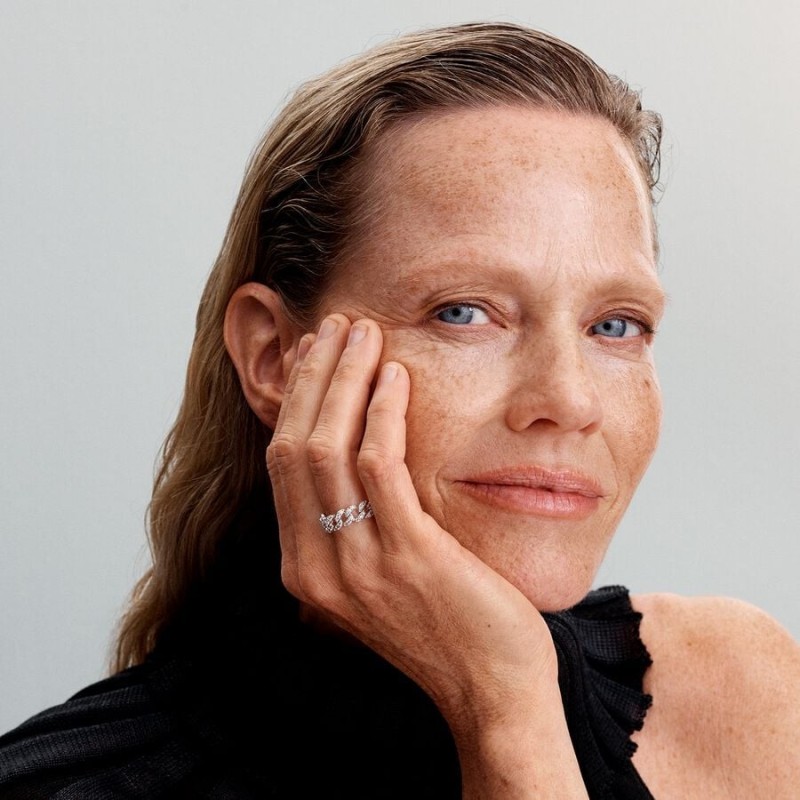 Anillo Cadena Cubana en Pavé 193557C01