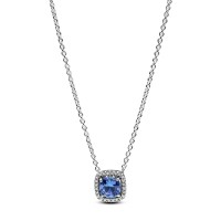 Collar Halo Azul Cuadrado Brillante 393560C01