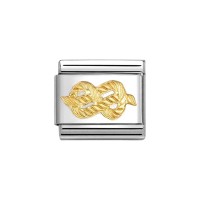 Link Nomination Acero y Oro Nudo Infinito 030149 59