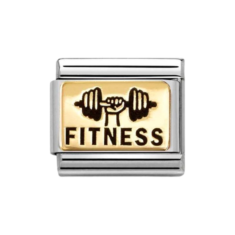 Link Nomination Acero y Oro Fitness 030166 64