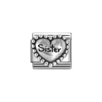 Link Nomination Acero y Plata "Sister" 330101 81