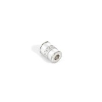 Colgante Nomination Tubo Esmalte Blanco y Circonitas Seimia 148858 000