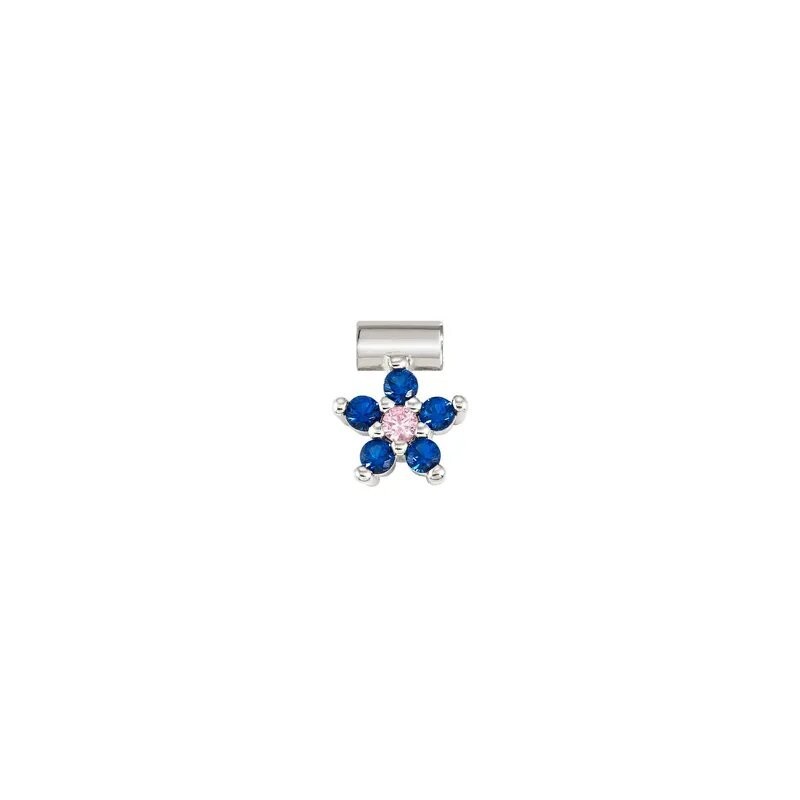 Colgante Nomination Seimia Flor Azul 148859 004
