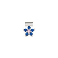 Colgante Nomination Seimia Flor Azul 148859 004