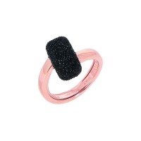 Anillo Pesavento Polvori di Sogni Negro WPLVA2323