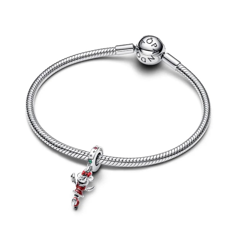 Charm Pandora Colgante Minnie Mouse Patinando sobre Hielo Disney 793530C01