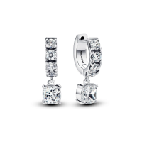 Pendientes Pandora Aro en Pavé 293547C01