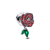 Charm Pandora plata Rosa Floreciendo Brillante 793201C02