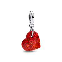 Charm Pandora Colgante plata Corazón Rojo Opalescente 793348C01