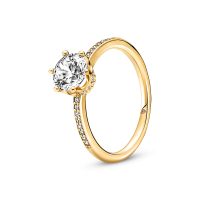 Anillo Pandora Solitario Corona Brillante Transparente 168289C01 Anillo Pandora Solitario Corona Brillante Transparente 168289C01