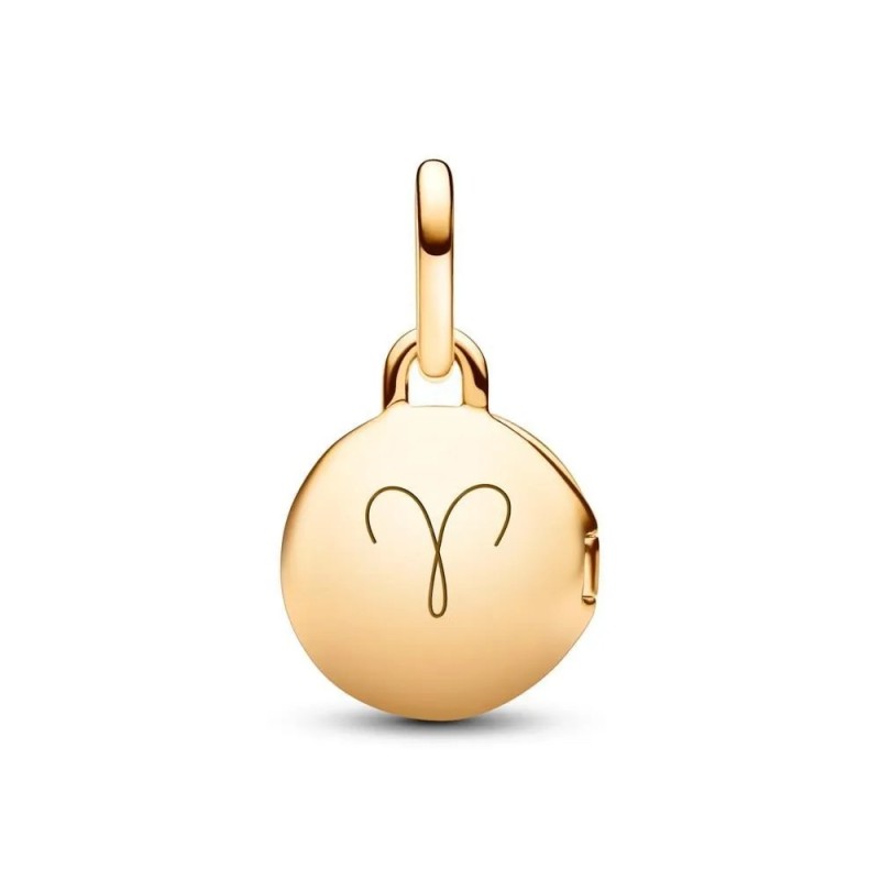 Charm Pandora Colgante Medalla Grabable que se abre 763066C01