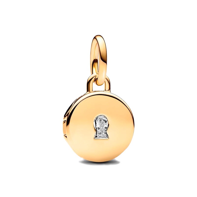Charm Pandora Colgante Medalla Grabable que se abre 763066C01