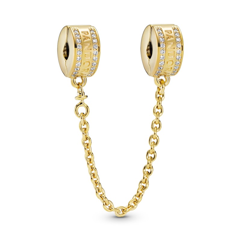 Charm Pandora Cadena de Seguridad  Logotipo Pandora 768642C01-05