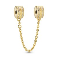 Charm Pandora Cadena de Seguridad  Logotipo Pandora 768642C01-05