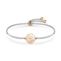 Pulsera Nomination Milleluci Letra S en Acero 028007 019