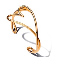 Pulsera Pandora Rígida Corazón Forma Organica 563808C00
