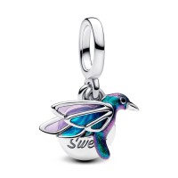 Charm Pandora Colgante Doble Colibrí 793746C01