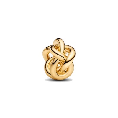 Charm Pandora baño oro de 14k Nudo Infinito 763755C00